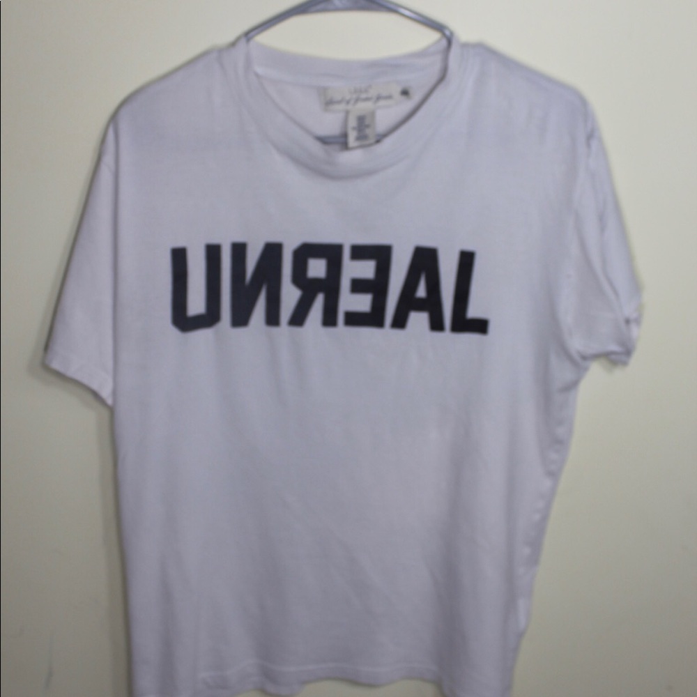 L.O.G.G: "UNREAL" T-Shirt: Mens Sz M